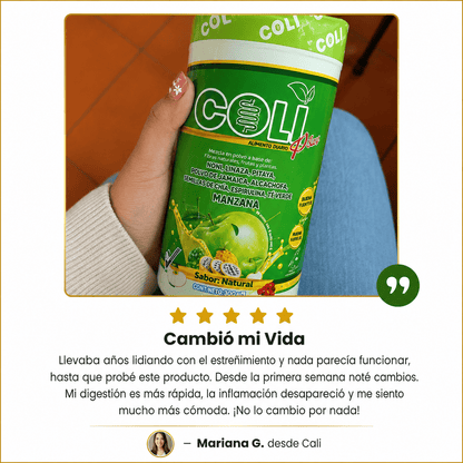 ColiPlus - Fibra Natural para Estreñimiento, Digestión y Colon Irritable