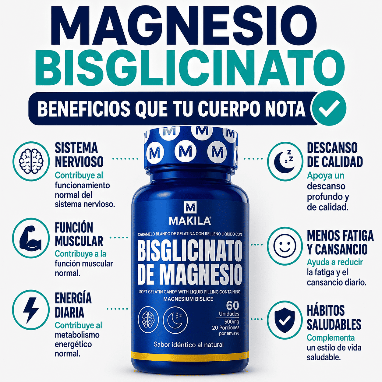 Bisglicinato de Magnesio Quelado