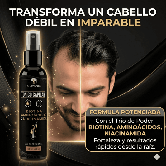 Tratamiento Capilar de Triple Acción: Biotina y Niacinamida