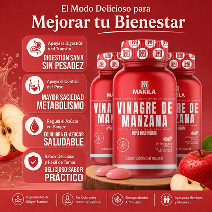 Vinagre de Manzana en Cápsulas Blandas