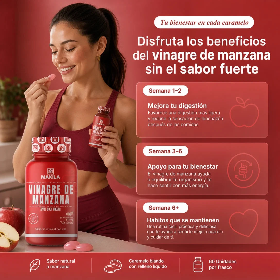 Vinagre de Manzana en Cápsulas Blandas