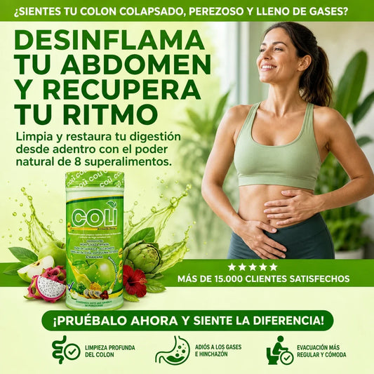 ColiPlus - Fibra Natural para Estreñimiento, Digestión y Colon Irritable