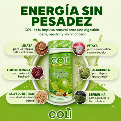 ColiPlus - Fibra Natural para Estreñimiento, Digestión y Colon Irritable