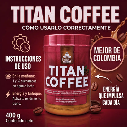 TITAN COFFEE Premium (400g) — Reactiva Tu Vigor Masculino