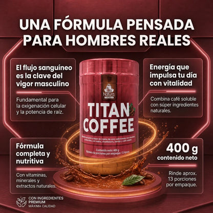 TITAN COFFEE Premium (400g) — Reactiva Tu Vigor Masculino