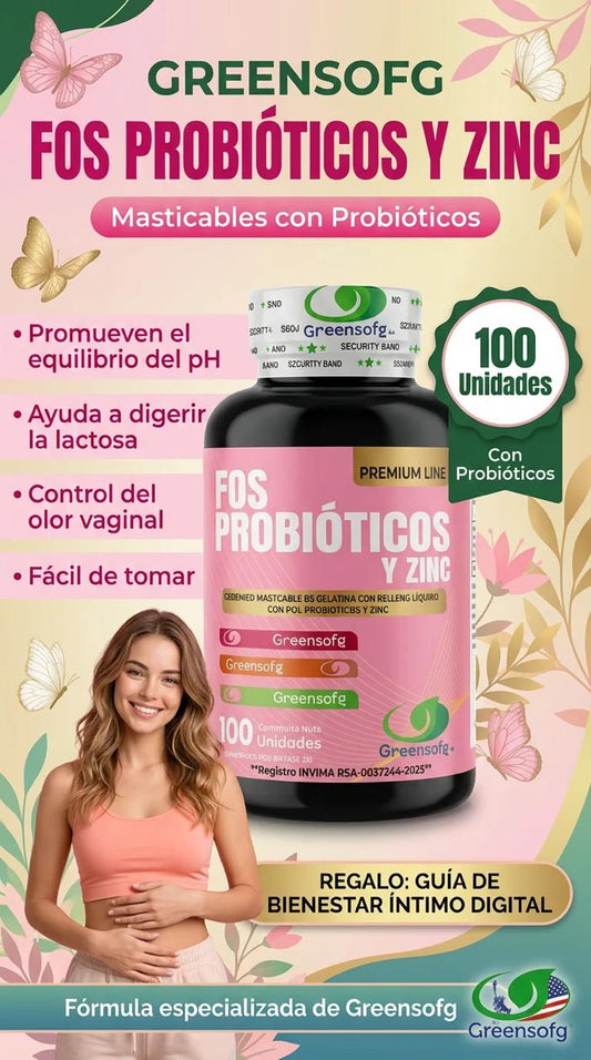 Probióticos Masticables para el Cuidado Íntimo Femenino