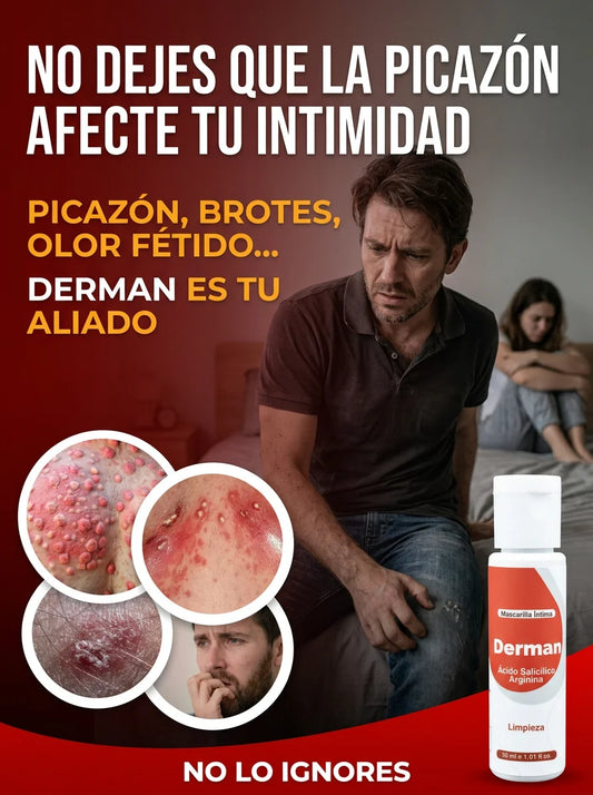 Mascarilla Íntima DERMAN - Tratamiento Antifúngico para Irritación y Hongos