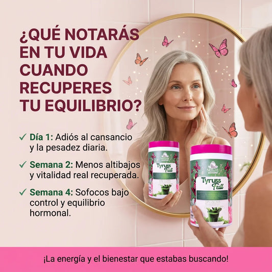 Tyruss Full - Magnesio Triple + Ashwagandha KSM-66 | Vitalidad y Equilibrio Hormonal