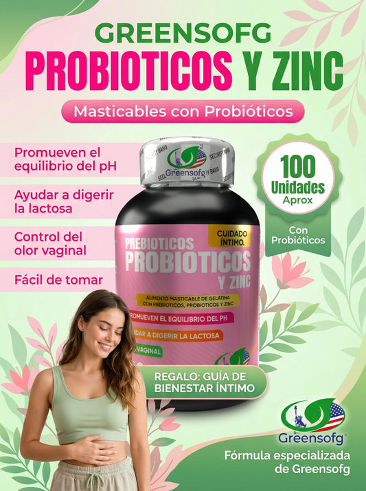 Probióticos Masticables para el Cuidado Íntimo Femenino
